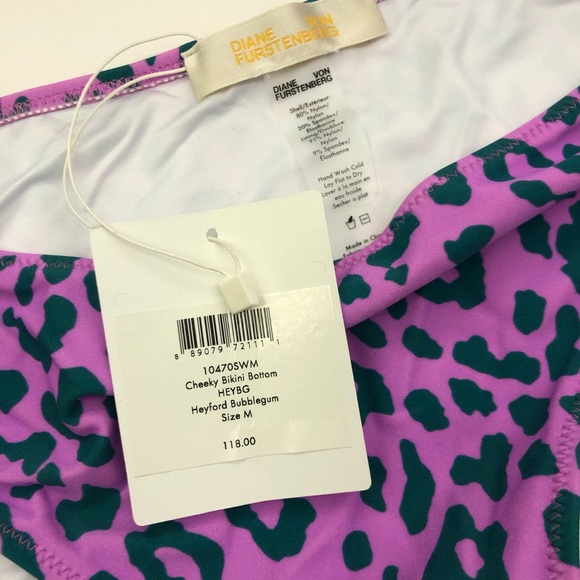 NWT DVF not-too-Cheeky Leopard Bottoms - Picture 7 of 8